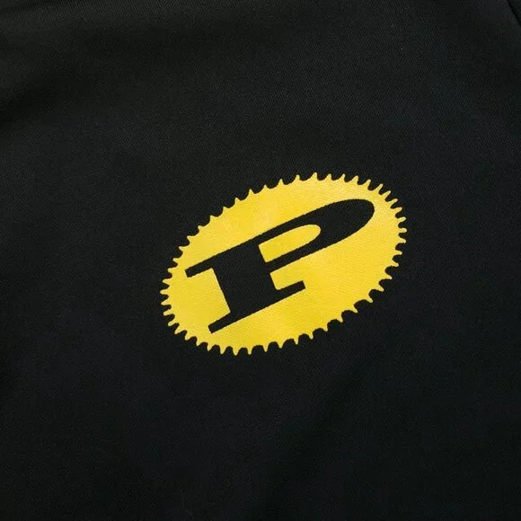 Vintage Pervert Track Jacket Mens Size 2XL? 3XL? Skateboard 90s Streetwear Black